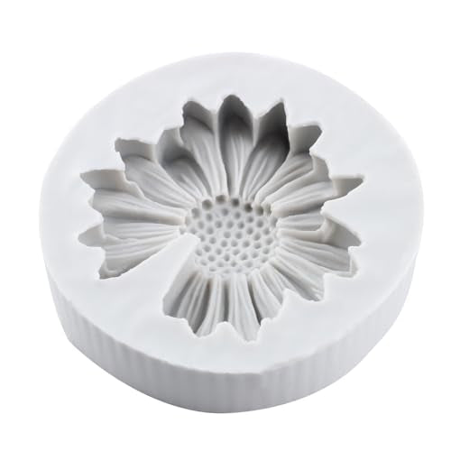 Chrysanthemum Flower Polymer Clay Mold Chrysanthemum Silicone Molds Daisy Flower Mold for DIY Crafts Air Dry Clay Plaster Epoxy Resin Casting Jewelry Making - color: Style G