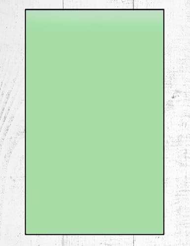 Colored Copy Writing and Printing Paper, 20 Pound, 75 GSM, 8.5"x14"/ Legal Size, 500 Sheets Per Ream. (500, Green) - color: Green