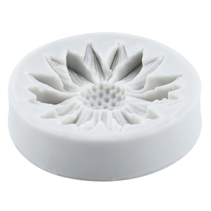 Sunflower Clay Mold Flower Silicone Molds Chrysanthemum Mold for DIY Crafts Air Dry Polymer Clay Plaster Jewelry Making Epoxy Resin Casting - color: Style A