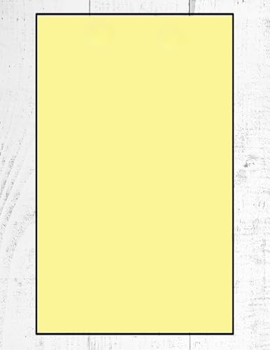Colored Copy Writing and Printing Paper, 20 Pound, 75 GSM, 8.5"x14"/ Legal Size, 500 Sheets Per Ream. (500, Canary) - color: Canary