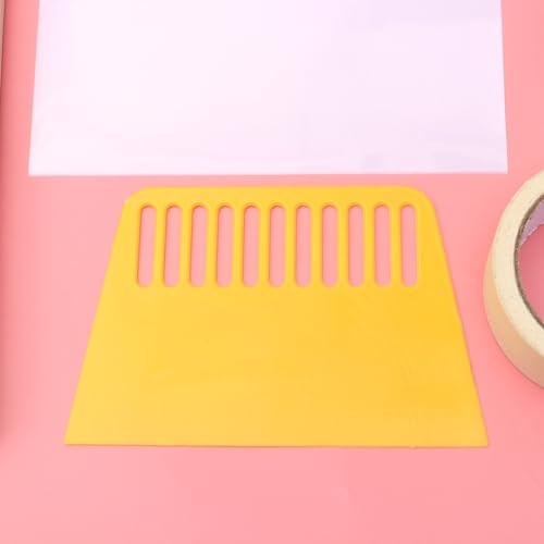 WOFASHPURET 19pcs Screen Printing Kit DIY Printing Tools Inkjet Transparency Film Mask Tape Reusable Wood and Plastic Squeegees Paint Projects Random Color