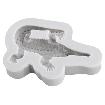 Crocodile Silicone Resin Mold Ocean Animal Polymer Clay Molds for DIY Crafts Epoxy Resin Casting Air Dry Polymer Clay Plaster Jewelry Making - color: Style H