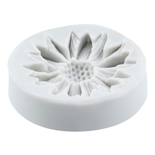 Sunflower Clay Mold Flower Silicone Molds Chrysanthemum Mold for DIY Crafts Air Dry Polymer Clay Plaster Jewelry Making Epoxy Resin Casting - color: Style A