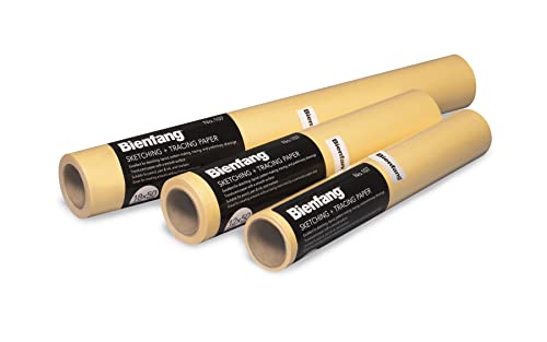 Bienfang Sketching & Tracing Paper Roll, Canary Yellow, 12 Inches x 20 Yards - for Drawing, Trace, Sketch, Craft, Sewing Pattern