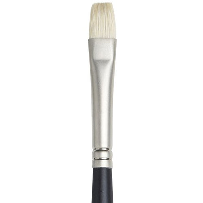 Winsor & Newton Artists' Oil Hog Paint Brush, Long Handle Size 5, Bright - size: #5, style: Bright