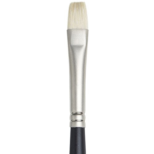 Winsor & Newton Artists' Oil Hog Paint Brush, Long Handle Size 5, Bright - size: #5, style: Bright