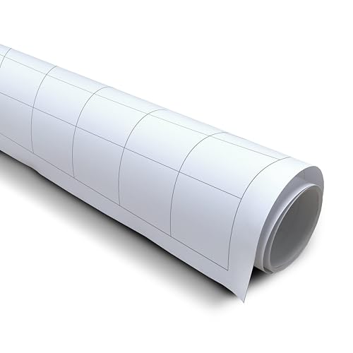 Geyer Instructional Products - 36" x 120" Large Graph Paper Roll, 2" Black Grid, Ideal for School Classroom Graphing, Designing Blueprints and Floorplans, Tabletop Gaming and Custom Mapping - color: Black, size: 2" Spacing