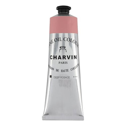 Charvin Professional Artist Quality Oil Paints, Natural Color Themed Hues, Deep Rosace 150 ml - color: Deep Rosace