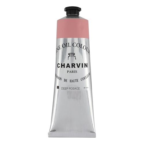 Charvin Professional Artist Quality Oil Paints, Natural Color Themed Hues, Deep Rosace 150 ml - color: Deep Rosace