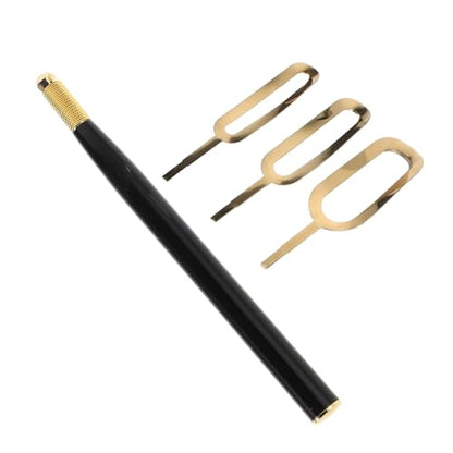 DOITOOL 1 Set Ergonomic Clay Sculpting Tool with Replaceable Blades for Pottery Plaster and Art Projects Multiuse Spatula for Trimming Scraping and Texturing