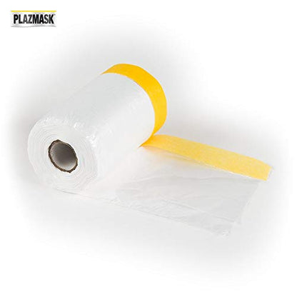 Pre-Taped Masking Film, 3-Feet X 65-Feet - size: 3-Feet X 65-Feet, style: 1 Roll