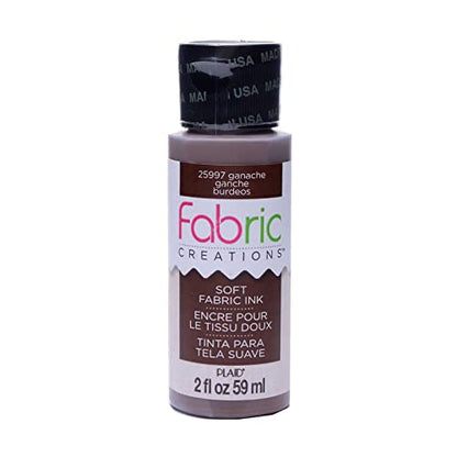 Fabric Creations Fabric Ink in Assorted Colors (2-Ounce), Ganache