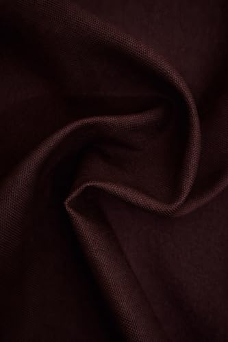 Sedona Designz Dark Chocolate Cotton Duck Canvas 12oz - 62" Wide Fabric by The Yard - Heavy Duty, Durable for Upholstery, Crafts, and Home Décor - color: Dark Chocolate, size: 1 Yard