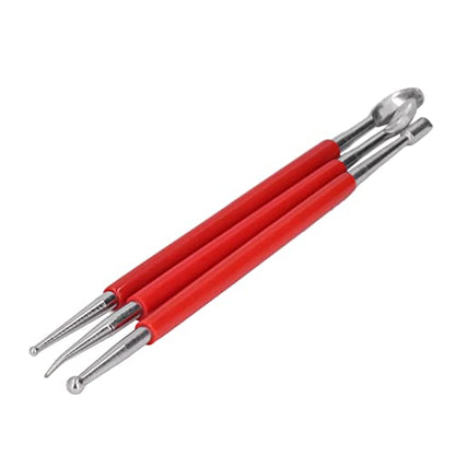 Generic Double End Tracing Dotting Stylus, Small Portable Engraving Stylus Set, Stainless Steel Tip Tool for Modeling, Carving, Smoothing Clay, Ceramic Sculpture & DIY Crafts