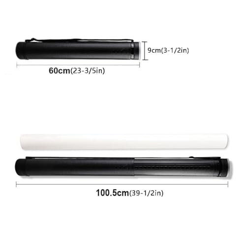 Poster Tube Document Tube,Plastic Expanding Poster/Art/Document Storage Tube 23"/60cm to 39"/100cm Extendable Poster Tubes