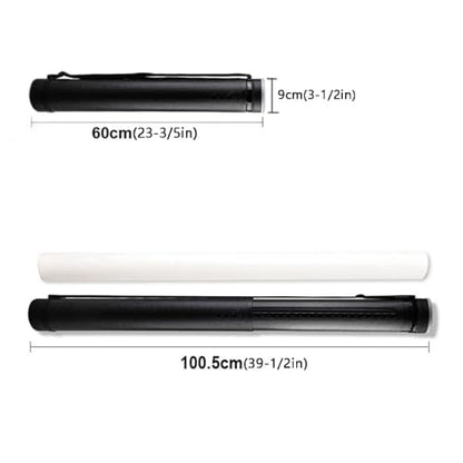 Poster Tube Document Tube,Plastic Expanding Poster/Art/Document Storage Tube 23"/60cm to 39"/100cm Extendable Poster Tubes