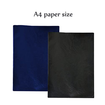 50 Sheets Carbon Paper, Carbon Paper Sheets, 8.25x11.7 Inch Graphite Paper, Tracing Graphite Transfer, for Tracing Drawing Patterns on Paper, Canvas, Wood, Fabric (3 PC) - color: 3 PC