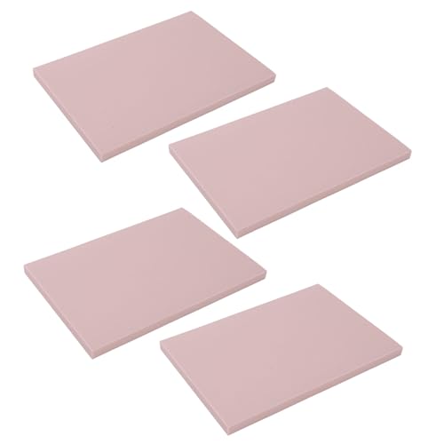 Semme 10PCS Premium Soft Rubber Carving Blocks for Easy DIY Stamp Making and Printmaking for Crafting Levels (Pink) - color: Pink