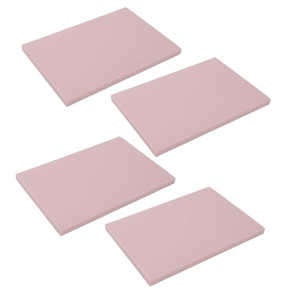 Aramox 10PCS Rubber Carving Block Stamp Engraving Block Premium Soft Rubber DIY Printmaking Stamp Making for Beginners and Professionals with Water Soluble and Oil Based Ink for (Pink) - color: Pink
