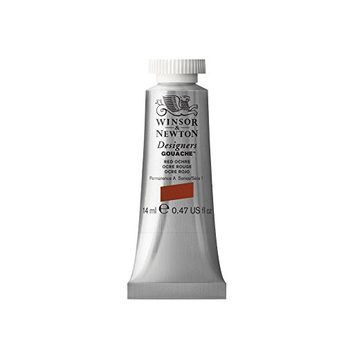 Designers' Gouache Paint Tube (Set of 3) Capacity: 14ml, Color: Red Ochre