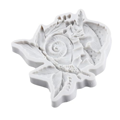 Mushroom Snail Polymer Clay Mold Snail Mushroom Silicone Molds for DIY Crafts Epoxy Resin Casting Air Dry Polymer Clay Plaster Jewelry Making - color: Style H