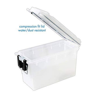 Logix 12535 Translucent Craft Organizer, Art Supply Organizer and Storage, Lockable School Supplies Organization, Moisture Resistant, Made in USA - size: One Size