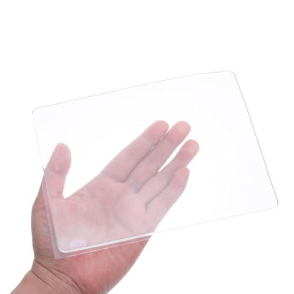 Toyvian Gel Printing Plate for 18x13cm Flexible Gel Pad Non-Stick Reusable Supplies for DIY Art Crafts and Card Making