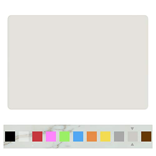 Silicone Placemats, Food-Grade Non-Slip Waterproof, Dining, Stain Resistant, Countertop Protector, Kitchen Counter Mat, Heat Resistant, Baking mat Dishwasher Safe (23.6"×15.7"-1pack, White Gray) - color: White Gray, size: 23.6"×15.7"-1pack