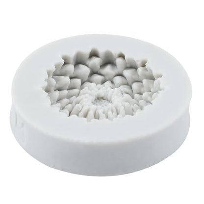 Flower Polymer Clay Mold Chrysanthemum Clay Molds Chrysanthemum Flower Silicone Mold for DIY Crafts Air Dry Plaster Jewelry Making Epoxy Resin Casting - color: Style D