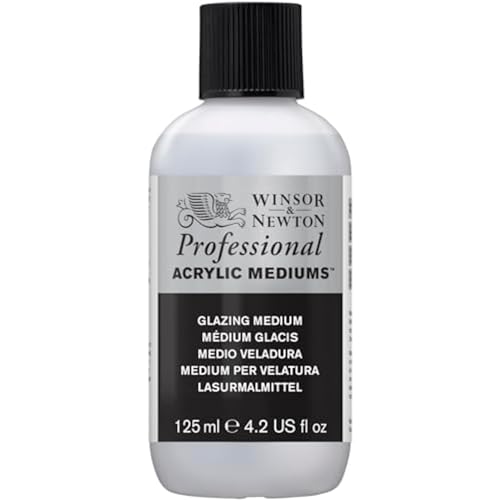 Winsor & Newton Professional Acrylic Medium, Glazing Medium, 125ml (4.2-oz) - color: Glazing Medium, style: 125ml (4.2-oz)