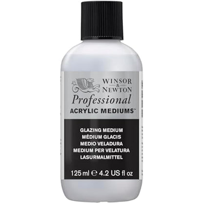 Winsor & Newton Professional Acrylic Medium, Glazing Medium, 125ml (4.2-oz) - color: Glazing Medium, style: 125ml (4.2-oz)