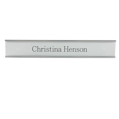 Perforated Paper Nameplate Inserts, Pack of 20 (10" x 1.5") - color: White, size: 10"X1.5"
