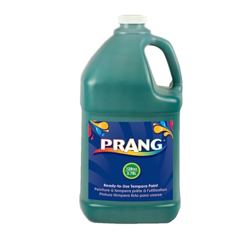 Prang Ready-to-Use Tempera Paint, Green, 1 Gal., 1 Count - color: Green