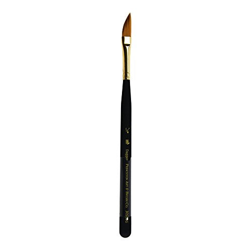 Princeton Artist Brush, Mini-Detailer Brushes for Watercolor, Acrylic and Gouache Series 3050, Dagger Striper Synthetic Sable, Size 1/4 - color: Dagger Striper, size: 1/4