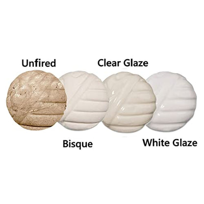 Old Potters Mid High Fire White Stoneware Clay for Pottery | Cone 6-10 | Ideal for Wheel Throwing, Hand Building, Sculpting | Great for All Skill Levels | Greenware Clay, 50 lbs. - size: 50 lb