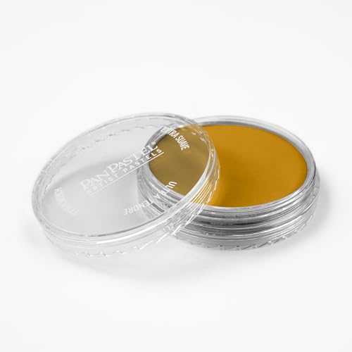 PanPastel Artist Pastels by GOLDEN, Diarylide Yellow Shade, 2.44” / 62mm Pan Diameter, Professional Artist Pastels, Unique Pan Format (cake-like) - color: Diarylide Yellow Shade, size: 1 Count (Pack of 1)