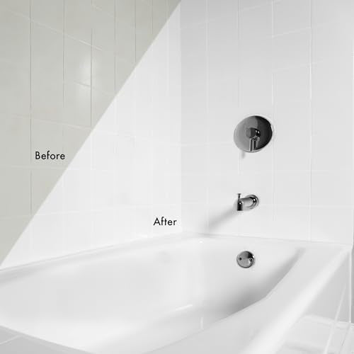 Rust-Oleum 384165 Tub And Tile Refinishing 2-Part Kit, 32 oz, Gloss White - color: White