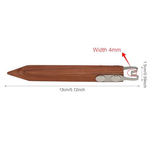 Pottery Trimming Tool for Clay & Ceramics Bottom Foot, Clay Wheel Throwing Carving Scraper, Stainless Steel Shapers with Red Sandalwood Handle – Ideal for Bowl, Cup & Vase Base Trimming (4mm Width) - color: 4mm Width