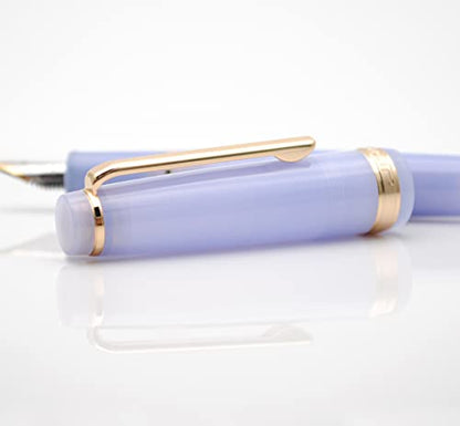 JINHAO 82 Fountain Pen with Gold Clip (F Nib 0.5mm, Transparent Violet) - color: Transparent Violet