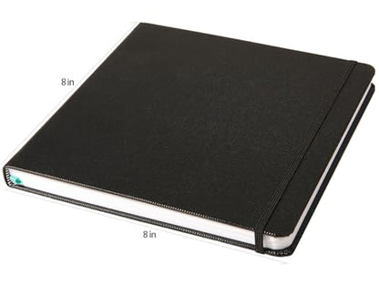 SEMLEART Marker Paper Pad for Artists, 34 Sheets, 190lb (280gsm) Bleed Proof Smooth Surface Marker Sketchbook, 8x8 inch Alcohol Marker Paper for Illustration, Manga, Design & Student Practice
