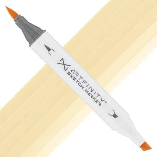 Artfinity Sketch Markers - BlondWood Y4-1, Vibrant, Professional, Dye-Based Alcohol Markers for Artists, Drawing, Travel, & More - color: Blondwood Y4-1, size: 1 Count (Pack of 1)