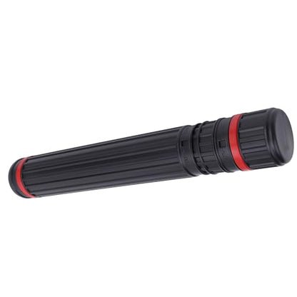 Poster Tube, Poster Tubes Document Tube with Strap Expandable Poster Storage Mailing Tube for Document Black Telescoping Drafting Tube Art Tool Small