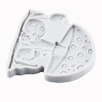 Mushroom Ladybug Polymer Clay Mold Mushroom Silicone Resin Molds for DIY Crafts Epoxy Resin Casting Air Dry Polymer Clay Plaster Jewelry Making - color: Style I