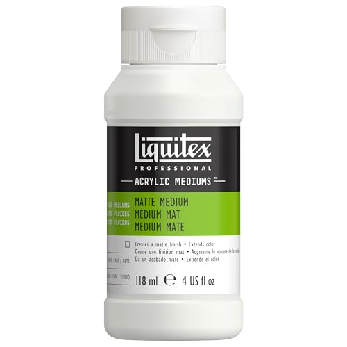 Liquitex Professional Matte Medium, 118ml (4-oz) - color: Matte Medium, size: 4 Fl Oz (Pack of 1), style: 4-oz