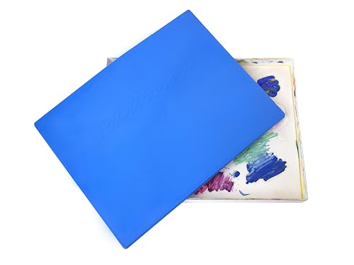 Masterson Palette Seal 12 x 16 in | Keeps Wet Paint Fresh for Weeks, Oil or Acrylic Painting Palette with Lid, Seal, Blue Lid Box, Made in USA