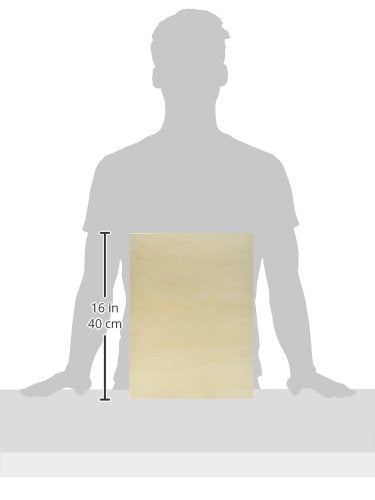 Ampersand Art Supply Unprimed Basswood Artist Panel, 1-1/2" Cradled Profile, 12"x16" - size: 12"x16", style: 1-1/2" Cradled