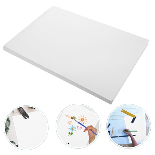 PLAFOPE 100sheets Blank Drawing Paper Pad Marker Pen Paper for Sketching Doodle Art Architectural Sketch Drafting Ink Resistant