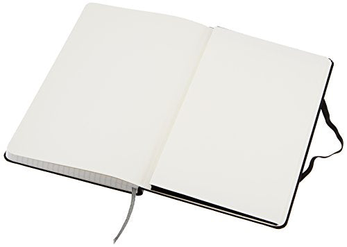 Amazon Basics Classic Grid Notebook for Writing and Note Taking, Hardcover, Graph Ruled, 240 Pages, 5" x 8.25", Black (Pack of 2) - size: 2 Pack, style: Grid