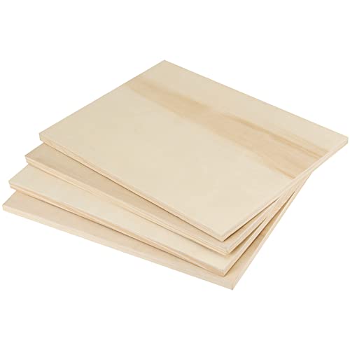 JOIKIT 10 Pack 9 x 12 Inch Wood Canvas Panels, Wooden Canvas Board Unfinished Wood Cradled Painting Panel Boards, Artist Wooden Canvases for Burning, Pouring, String Art, Crafts - size: 9 x 12 inch 10PCS