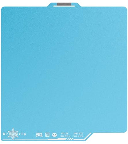 BIGTREETECH BIQU Cryogrip Pro Frostbite Panda Build Plate 257x257MM for Bambu-Lab P1P, P1S, P2S, X1C, X2D, X1E, A1 3D Printers - style: Frostbite(P1P/P1S/P2S/X1C/X2D/X1E/A1)